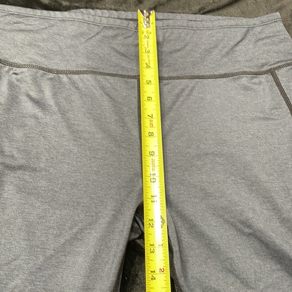 2 pairs Inseam High Waist Yoga Shorts Compression Exercise w Pockets 2XL NH13 - Picture 7 of 9